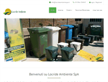 Tablet Screenshot of locrideambientespa.it